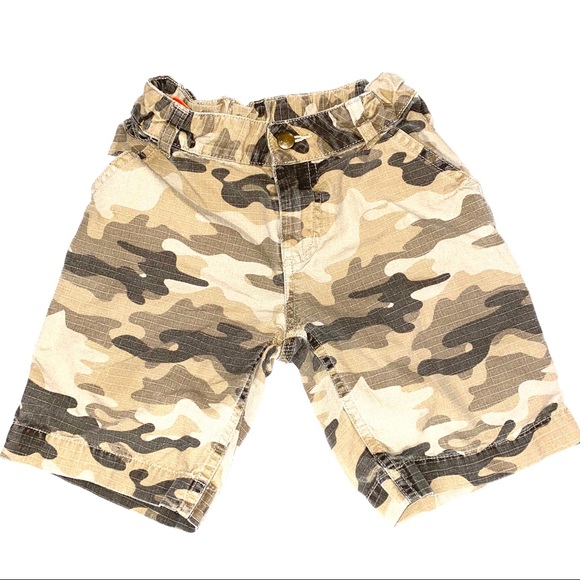 Carhartt Other - Carhartt Kids Camo Print Adjustable Cargo Shorts